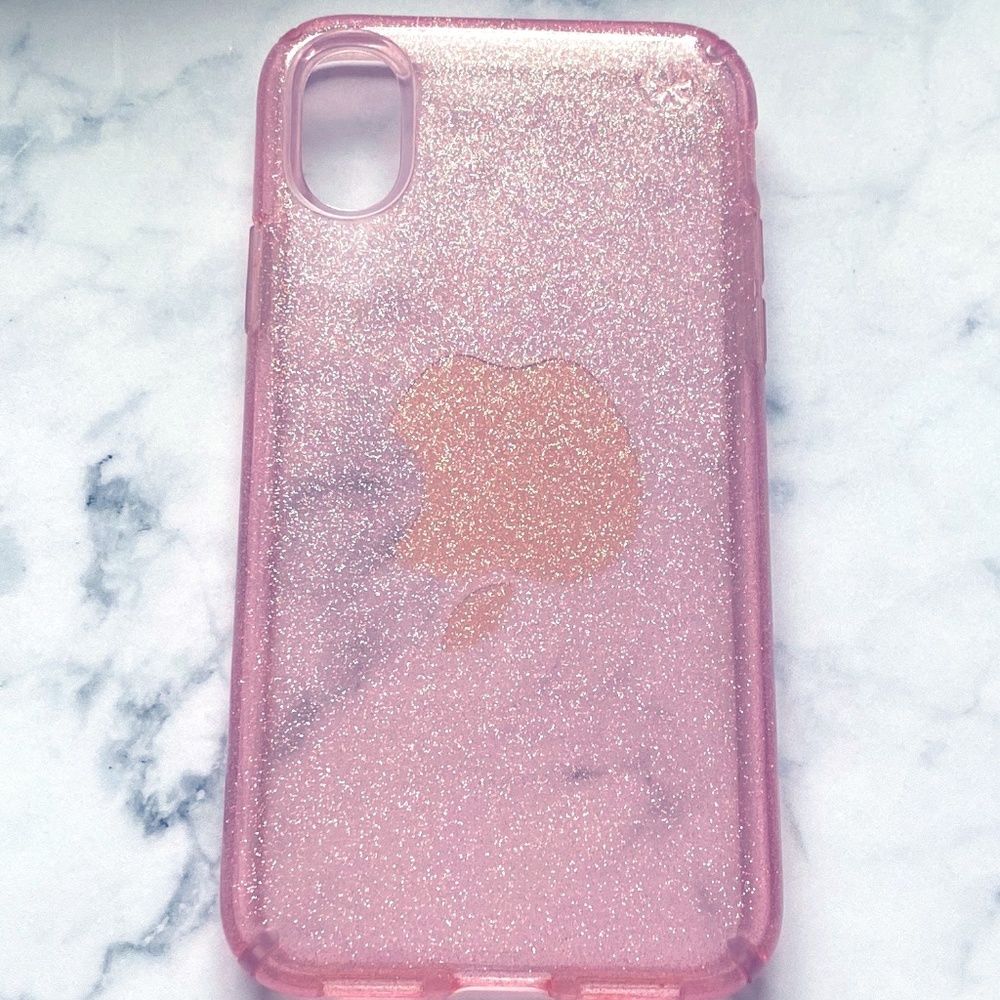 Cute glittery iPhone X Max phone case